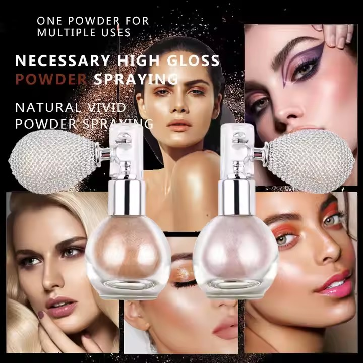 بودرة هايلايتر بخاخ (High Gloss Powder Spraying)